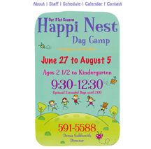 Happi Nest website