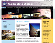 Temple Beth Shalom website